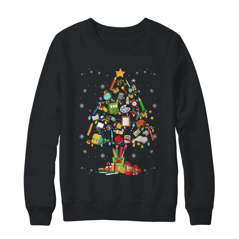 Art_Xmas_Tree_Decor_Art_Teacher_Ugly_Artist_Christmas_Crewneck_Sweatshirt_Black.jpg