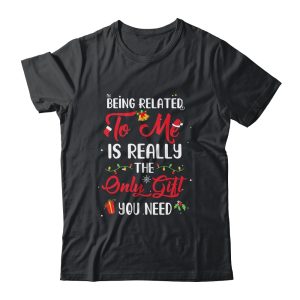 Being Related To Me Cute Christmas Family Xmas Pajama Couple