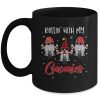 Biker Christmas Gnomes Biker Garden Christmas Gnome Mug