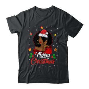 Black African Girl American Melanin Christmas Santa Hat