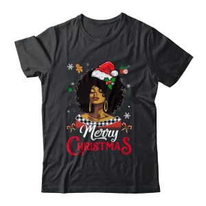 Black African Girl American Melanin Love Christmas Santa Hat