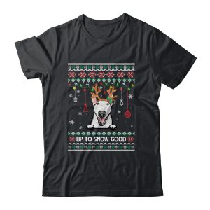 Bull Terrier Dog Reindeer Ugly Christmas Xmas