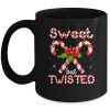 Candy Cane Sweet But Twisted Funny Merry Christmas Mug