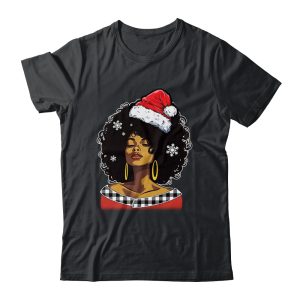 Christmas Black African American Santa Hat Xmas Afro Woman