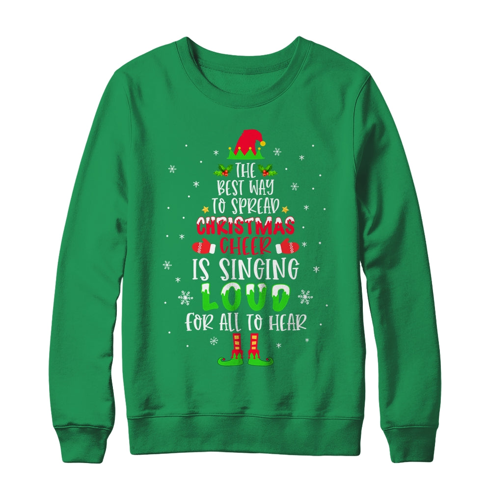 Christmas_Cheer_Is_Singing_Loud_For_All_To_Hear_Santa_Elf_Crewneck_Sweatshirt_Irish_Green.jpg