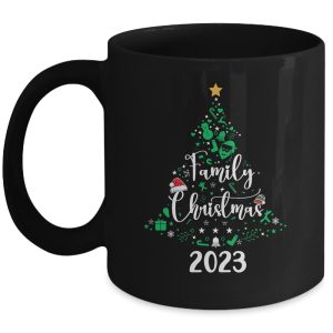 Christmas Family 2023 Xmas Christmas Tree Mug