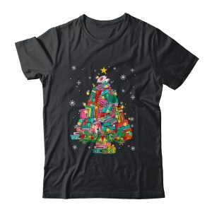 Christmas Library Tree Funny Xmas Librarian And Book Lover