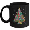 Christmas Library Tree Funny Xmas Librarian And Book Lover Mug
