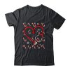 Christmas Stethoscope Nurse Xmas Nursing Scrub Top Women