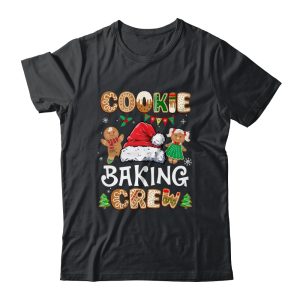 Cookie Baking Crew Christmas Santa Family Gingerbread Team