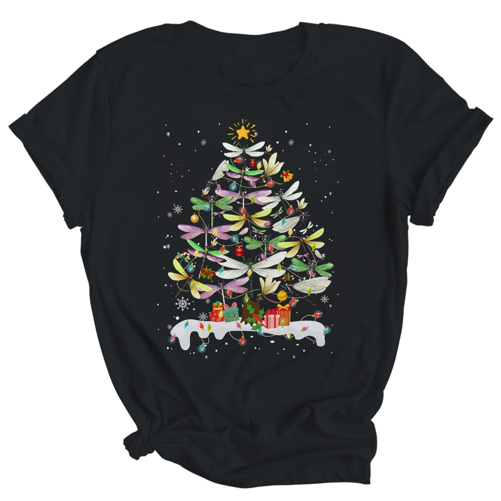 Dragonfly_Bird_Xmas_Christmas_Tree_Lights_Swarm_Nymph_Classic_T-Shirt_Black.jpg