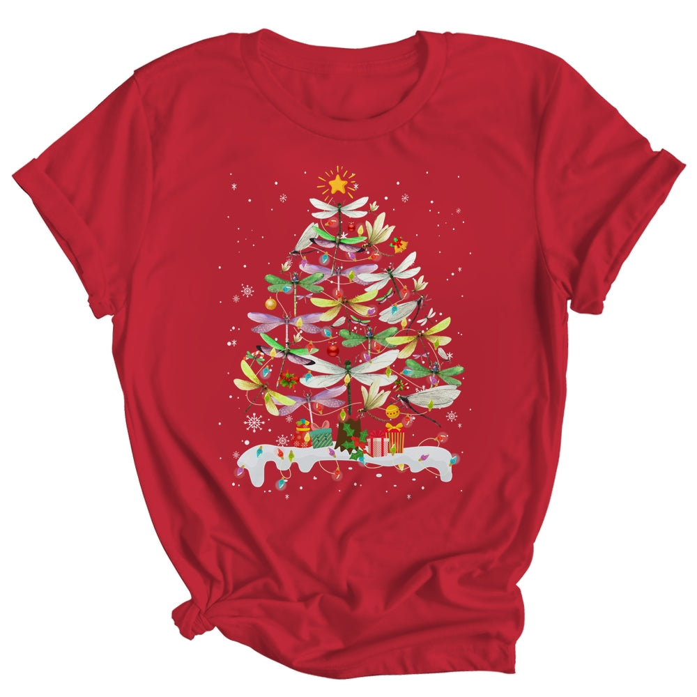 Dragonfly_Bird_Xmas_Christmas_Tree_Lights_Swarm_Nymph_Classic_T-Shirt_Red.jpg