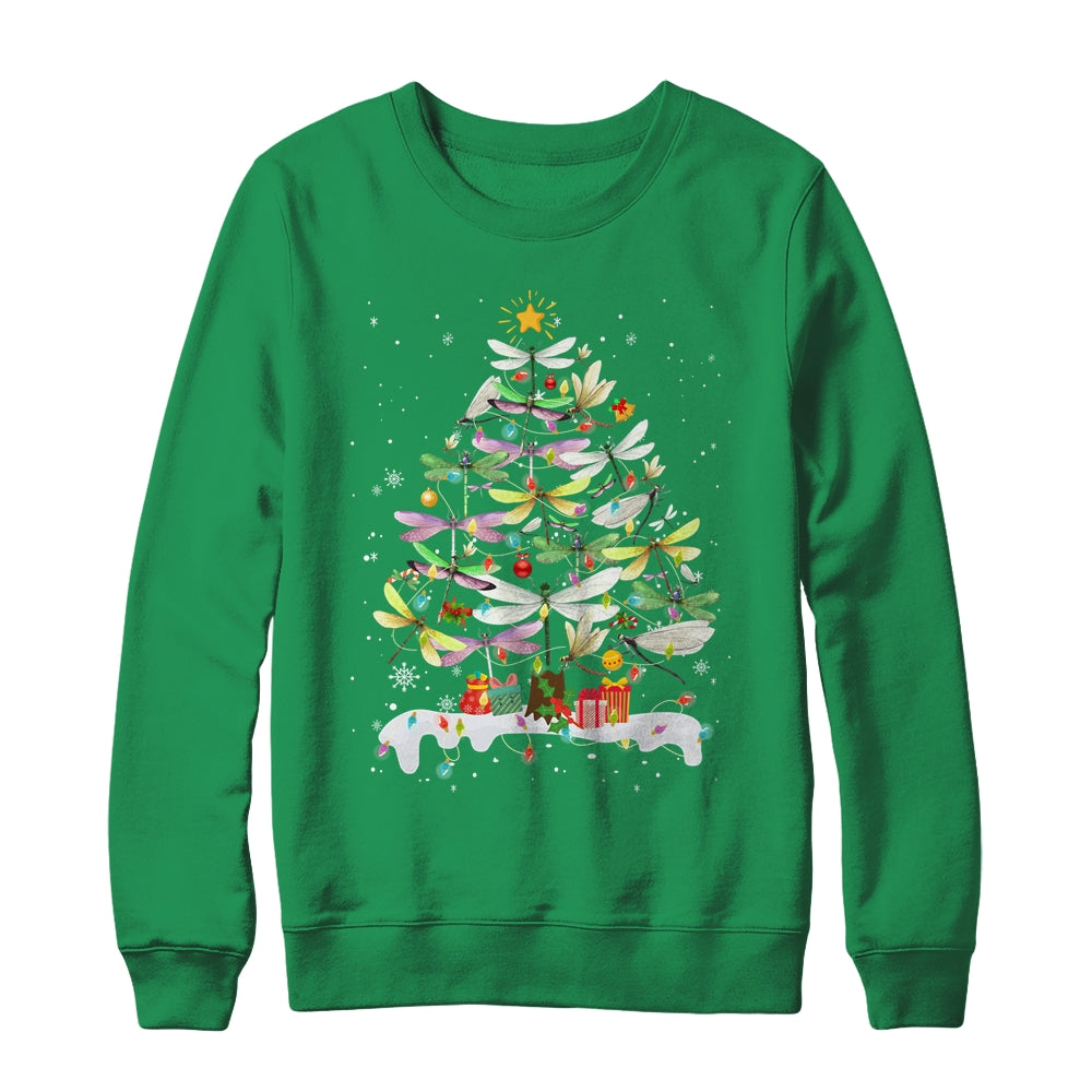 Dragonfly_Bird_Xmas_Christmas_Tree_Lights_Swarm_Nymph_Crewneck_Sweatshirt_Irish_Green.jpg