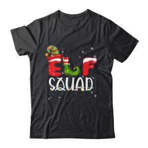 Elf Squad Christmas Matching Family Boy Girl Funny
