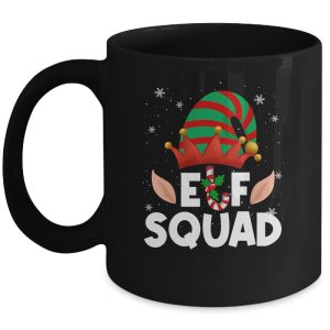 Elf Squad Funny Family Christmas Matching Family Teens Mug