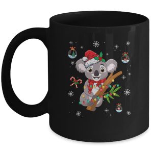 Fa La La Koala La La Cute Koala Bear Christmas Xmas Lights Mug