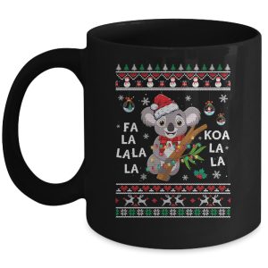 Fa La La Koala La La Cute Koala Bear Santa Christmas Koala Mug