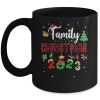 Family Christmas 2023 Matching Red Plaid Squad Santa Elf Mug