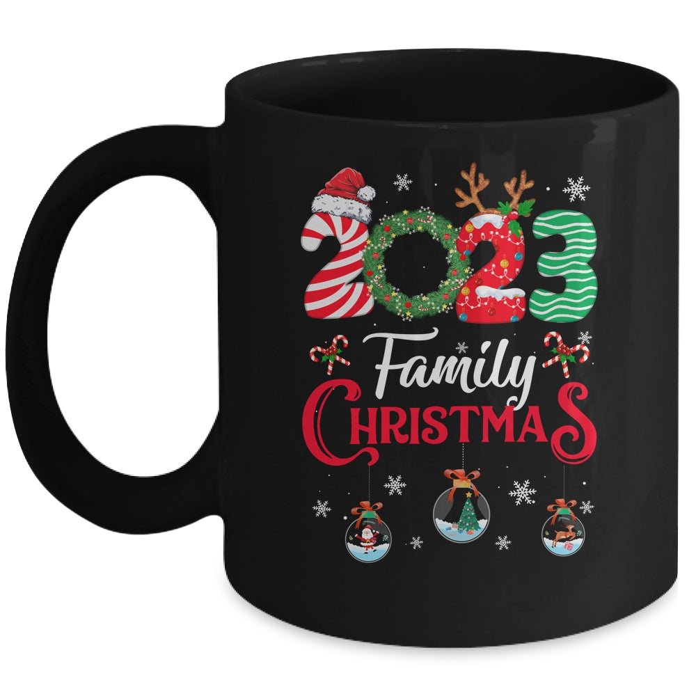 Family_Christmas_2023_Merry_Xmas_Ball_Light_Garden_Reindeer_Mug_11oz_Mug_Black_front.jpg