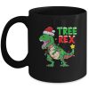 Funny Christmas Dinosaur Kids Christmas Tree Lights Santa Mug
