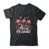 Funny Flamingo Lights Santa Hat Xmas Tree Christmas