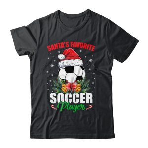 Funny Santas Favorite Soccer Player Christmas Football