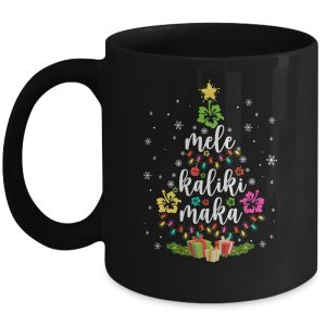 Mele Kalikimaka Hawaiian Hawaii Christmas Tree Gifts Mug