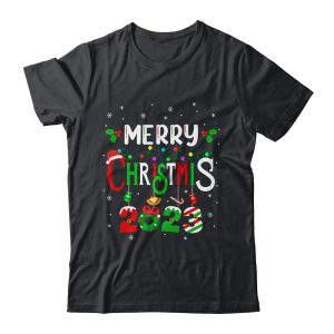 Merry Christmas 2023 Matching Family Shirts Santa Elf Funny