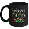 Merry Christmas 2023 Matching Family Shirts Santa Elf Funny Mug