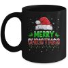 Merry Christmas Buffalo Red Plaid Santa Hat For Men Women Mug