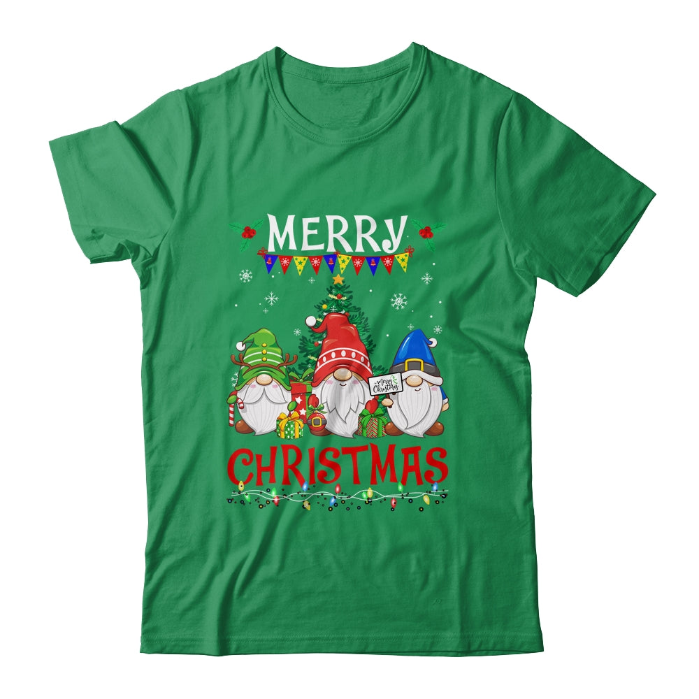 Merry_Christmas_Gnome_Christmas_Light_Xmas_Women_Classic_T-Shirt_Irish_Green.jpg