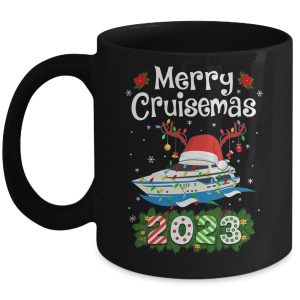 Merry Cruisemas 2023 Christmas Santa Reindeer Cruise Mug
