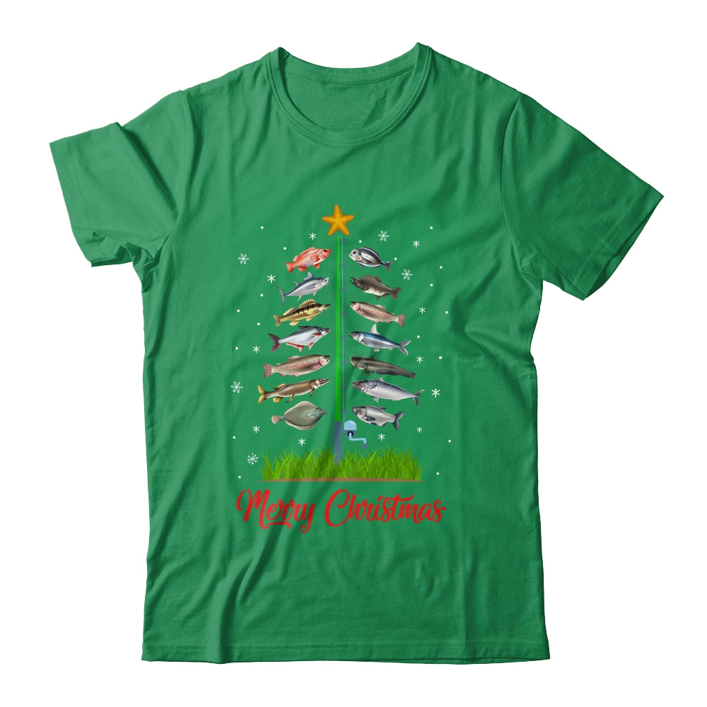Merry_Fishmas_Christmas_Tree_Fish_Funny_Fishing_Classic_T-Shirt_Irish_Green.jpg