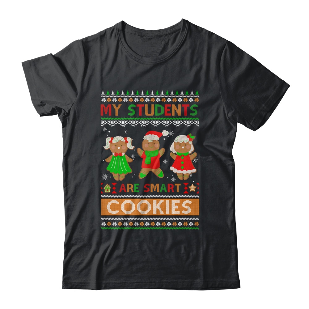 My_Students_Are_Smart_Cookies_For_Ugly_Christmas_Teacher_Classic_T-Shirt_Black.jpg
