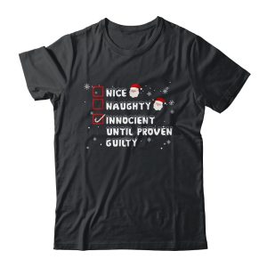 Nice Naughty Innocent Until Proven Guilty Christmas List