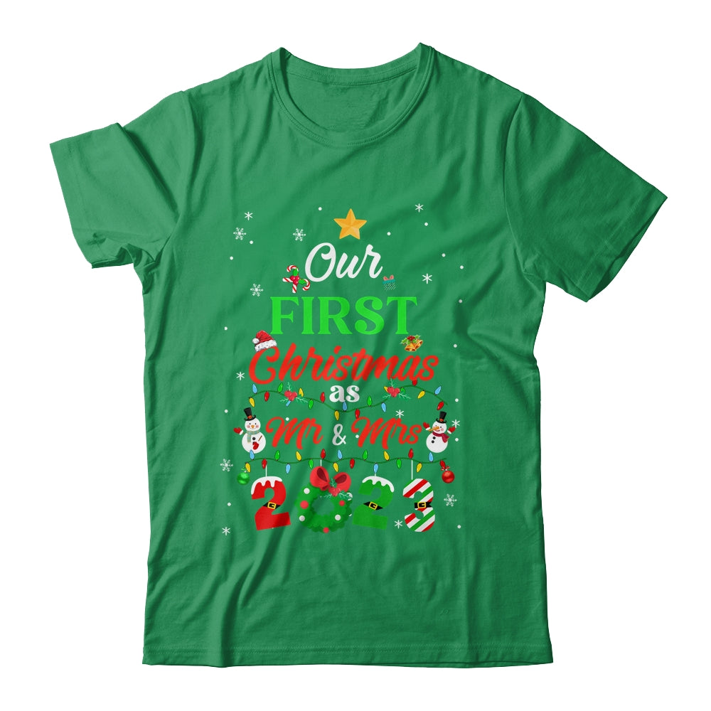 Our_First_Christmas_As_Mr_And_Mrs_2023_Couple_Wife_Husband_Classic_T-Shirt_Irish_Green.jpg