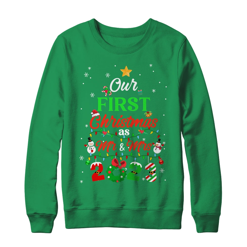 Our_First_Christmas_As_Mr_And_Mrs_2023_Couple_Wife_Husband_Crewneck_Sweatshirt_Irish_Green.jpg