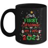 Our First Christmas As Mr And Mrs 2023 Couple Wife Husband Mug