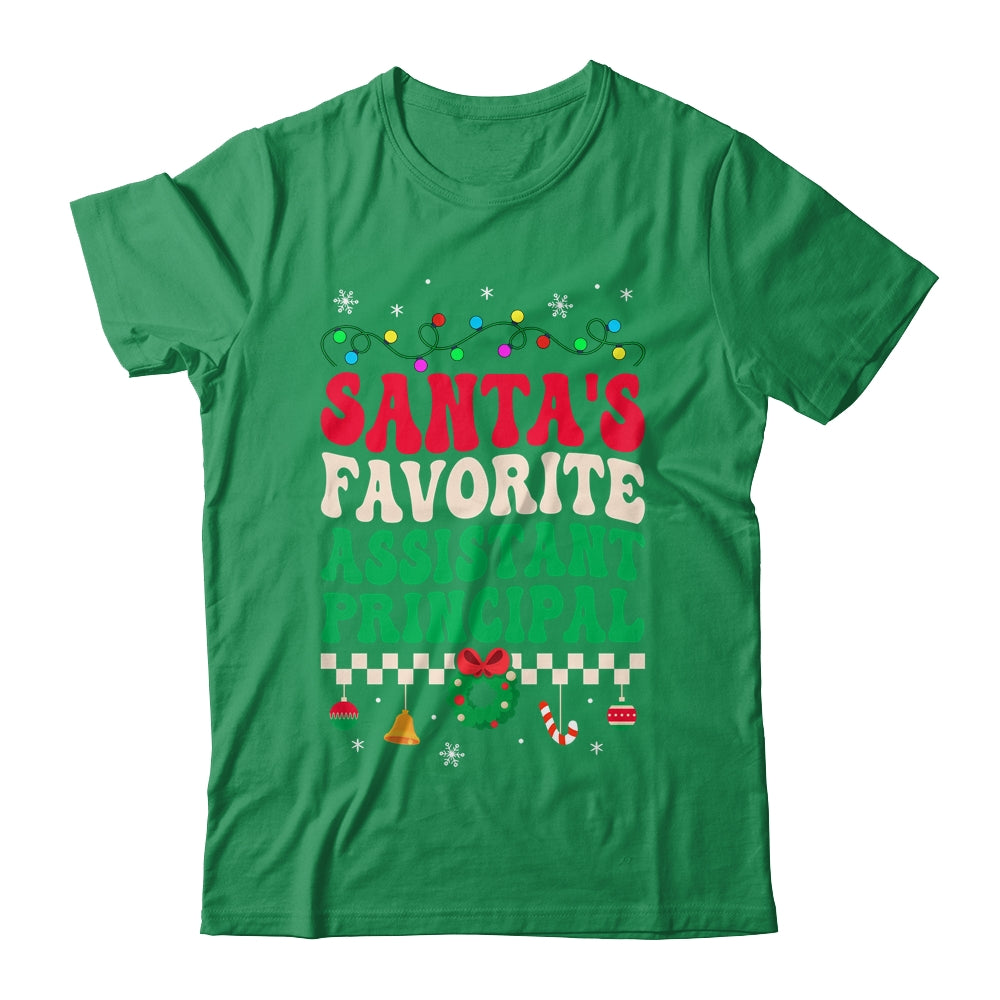 Santa_s_Favorite_Assistant_Principal_Groovy_Retro_Christmas_Classic_T-Shirt_Irish_Green.jpg