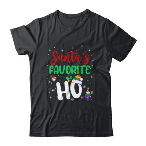 Santas Favorite Ho Gay Christmas Rainbow Lesbian Funny