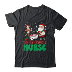 Santas Favorite Nurse Christmas Xmas Nursing For Women