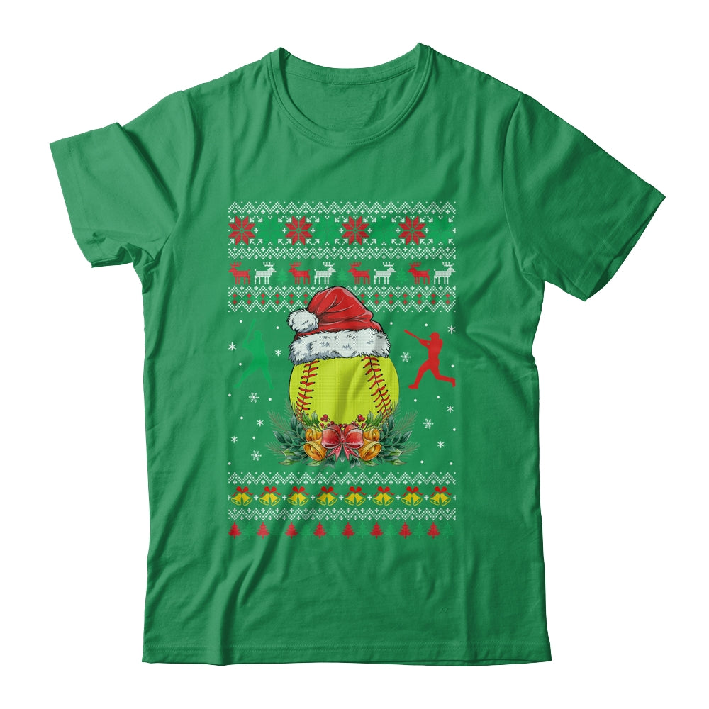 Softball_Christmas_Ugly_Funny_Santa_Sport_Men_Boy_Classic_T-Shirt_Irish_Green.jpg