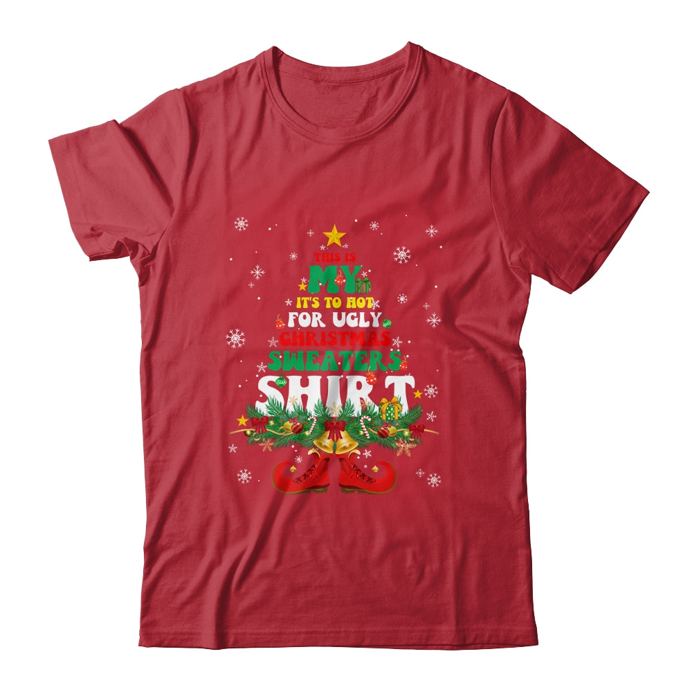 This_Is_My_Its_Too_Hot_For_Ugly_Christmas_Family_Matching_Classic_T-Shirt_Red.jpg
