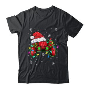 Video Game Controller Christmas Santa Hat Boys Gamer