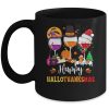 Wines Glass Thanksgiving Funny Happy Hallothanksmas Mug